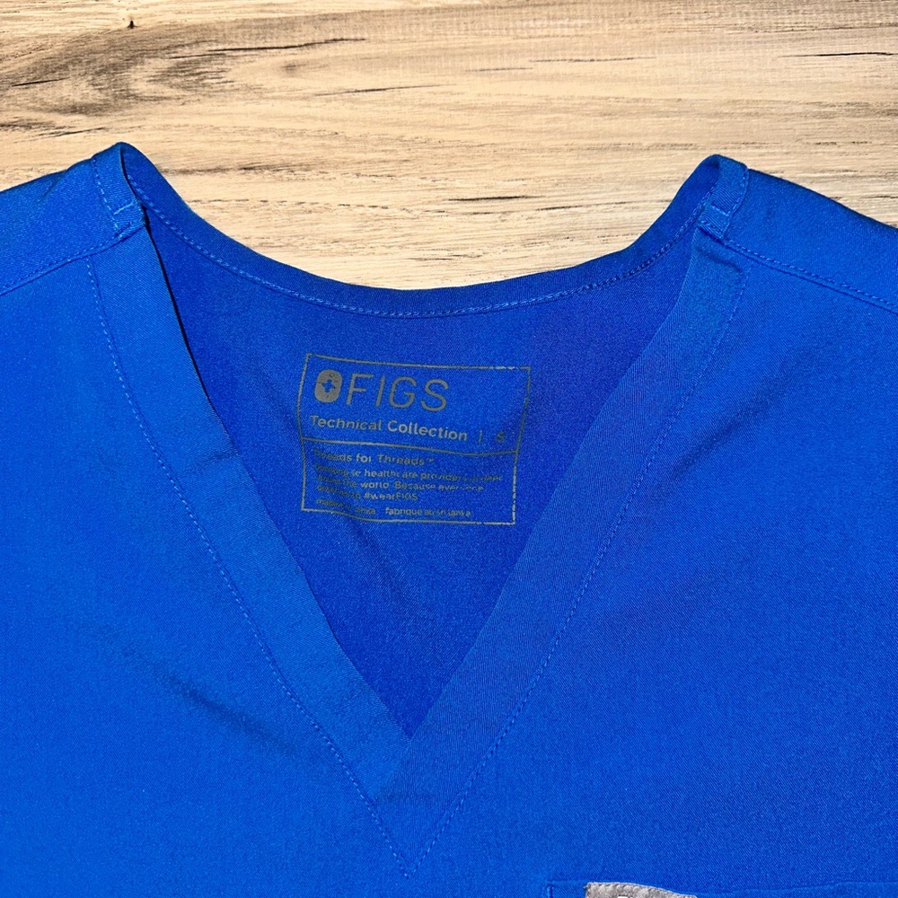 Blue Scrub Set - Picture 2 of 4